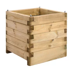 Castorama Bac Carré Bois Jardipolys Oléa 50L