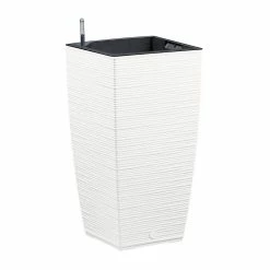 Castorama Bac Carré Poetic Casa Cosy 3058 Blanc 29,9 X 29,9 X H.57,4 Cm