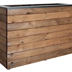 Castorama Bac Rectangle Bois Jardipolys Collectors 133L