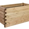 Castorama Bac Rectangle Bois Jardipolys Oléa 100L -Pot de fleurs Soldes bac rectangle bois jardipolys olea 100l3443440281252 01c FR CF