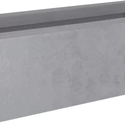 Castorama Balconnière Polypropylène EDA Basalt Up Béton 59 X 19,5 X H.22,8 Cm