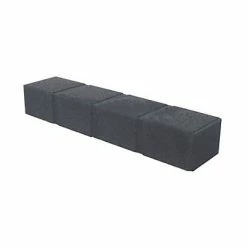 Castorama Bordure Pavé Droite Béton Noir 50 X 11,5 Cm