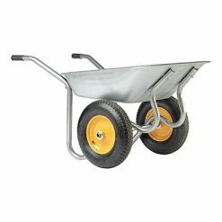 Castorama Brouette Galva Start Twin 2 Roues 90L