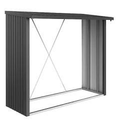 Castorama Bûcher Métal Biohort Woodstock T230 Gris