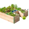Castorama Carré Potager Mon Petit Potager GM 175 X 170 X H.48 Cm -Pot de fleurs Soldes carre potager mon petit potager gm 175 x 170 x h 48 cm3412760333910 01c FR CF