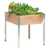 Castorama Carré Potager Sur Pieds Mon Petit Potager Design PM 65 X 60 X H.80 Cm -Pot de fleurs Soldes carre potager sur pieds mon petit potager design pm 65 x 60 x h 80 cm3412764100051 01c FR CF