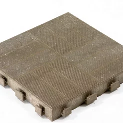 Castorama Dalle De Terrasse Composite Marron Blooma Angara 40 X 40 Cm