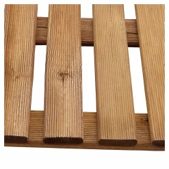 Castorama Dalle De Terrasse Pin Marron Blooma Adige 40 X 40 Cm