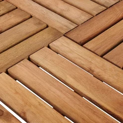 Castorama Dalle De Terrasse Pin Marron Blooma Benoue 100 X 100 Cm