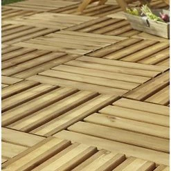 Castorama Dalle De Terrasse Pin Marron Blooma Brantas 50 X 50 Cm