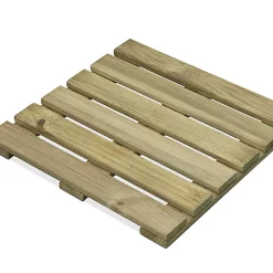 Castorama Dalle De Terrasse Pin Vert Blooma Adige 40 X 40 Cm