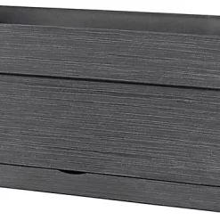 Castorama Jardinière à Réserve D'eau Deroma Save R Anthracite 28 X 11 X H.11 Cm