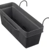 Castorama Jardinière à Réserve D'eau Plastique Deroma Like Anthracite 49 X 28 X H.17 Cm -Pot de fleurs Soldes jardiniere a reserve d eau plastique deroma like anthracite 49 x 28 x h 17 cm0191942025319 01c FR CF