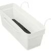 Castorama Jardinière à Réserve D'eau Plastique Deroma Like Blanc 49 X 28 X H.17 Cm -Pot de fleurs Soldes jardiniere a reserve d eau plastique deroma like blanc 49 x 28 x h 17 cm0191942073341 01c FR CF