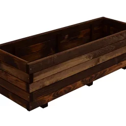 Castorama Jardinière Bois 120 X 40 X H.35 Cm