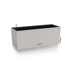 Castorama Jardinière Lechuza Cottage Gris Clair 50 X 19 X H.19 Cm