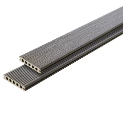 Castorama Lame De Terrasse Composite Gris Good Home Hudson L.240 X L.12,7 Cm