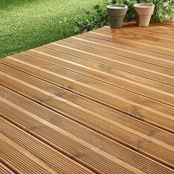 Castorama Lame De Terrasse Pin Thermo-chauffé Iluka L.240 X L.11,7 Cm