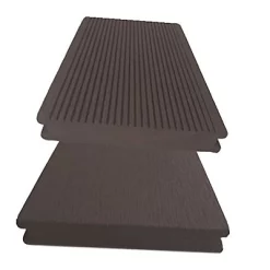 Castorama Lame Terrasse Composite Greendeck WPC PLEINE Chocolat L.260 X L.14 Cm