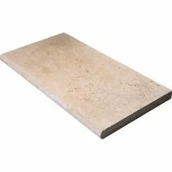 Castorama Margelle Travertin 61 X 33 Cm, ép.30 Mm