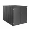 Castorama MiniGarage Métal Biohort 203 X 122 X H.145 Cm Gris Foncé Métallique -Pot de fleurs Soldes minigarage metal biohort 203 x 122 x h 145 cm gris fonce metallique9003414560307 01c FR CF