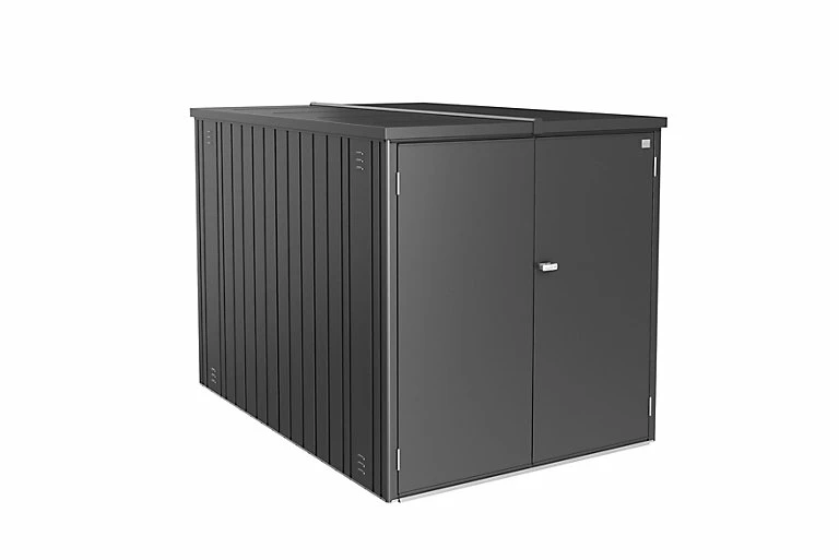 Castorama MiniGarage Métal Biohort 203 X 122 X H.145 Cm Gris Foncé Métallique 3 Castorama MiniGarage Métal Biohort 203 X 122 X H.145 Cm Gris Foncé Métallique