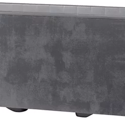 Castorama Muret à Réserve D'eau Plastique Deroma Millennium Anthracite 59 X 25 X H.25 Cm