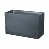 Castorama Muret Polypropylène Eda Graphit Anthracite 40 X 100 X H.60 Cm -Pot de fleurs Soldes muret polypropylene eda graphit anthracite 40 x 100 x h 60 cm3086960235239 01c