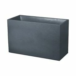 Castorama Muret Polypropylène Eda Graphit Anthracite 40 X 100 X H.60 Cm