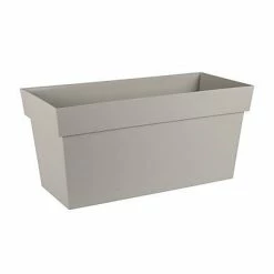 Castorama Muret Polypropylène Eda Toscane Taupe 80 X 36 X H.38 Cm