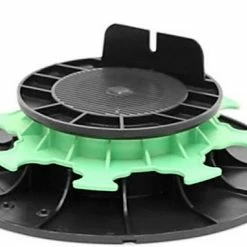 Castorama Option Plots De Réglage Plastique Pour Plancher Terrasse Green Outside