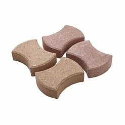 Castorama Pavé Autobloquant Orbes Ocre 15 X 20 Cm, ép.5 Cm