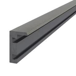 Castorama Profilé De Finition Composite Neva Taupe L. 220 X L.4 X H. 5,2 Cm