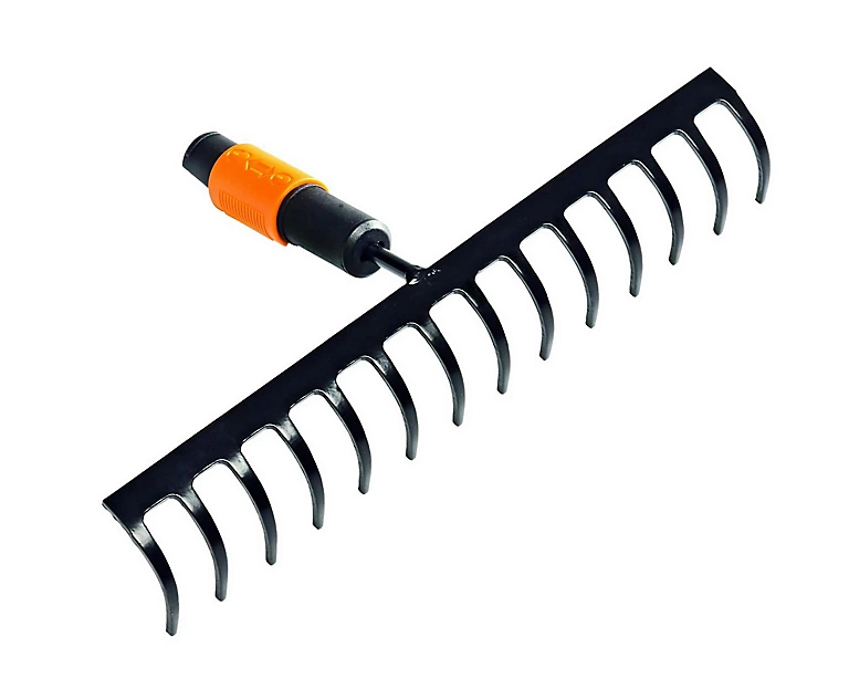 Castorama Râteau 14 Dents Courbes Fiskars QuikFit™ 3 Castorama Râteau 14 Dents Courbes Fiskars QuikFit™