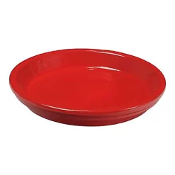 Castorama Soucoupe Pot Rond Terre Cuite Deroma Bigband Rouge Tomate Ø17 Cm