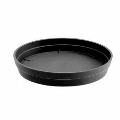 Castorama Soucoupe Pot Zen En Polypropylène Gris Foncé ø 34,5 Cm