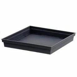 Castorama Soucoupe Pour Pot Toscane 32,6 X 32,6 Cm Anthracite