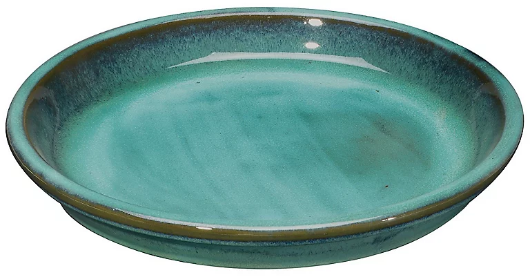 Castorama Soucoupe Terre Cuite Vert D'eau ø17 Cm 3 Castorama Soucoupe Terre Cuite Vert D'eau ø17 Cm