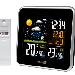 Castorama Station Météo Digitale La Crosse Technology, Grand écran L Couleur