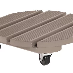 Castorama Support Roulant Pour Plante Roul'Bac Bois Taupe D30cm