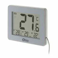 Castorama Thermomètre Digital Intérieur Otio Blanc